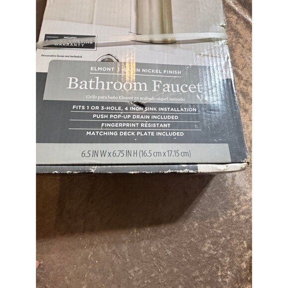 Nwt bathroom single whole bathroom faucet - Picture 3 of 4